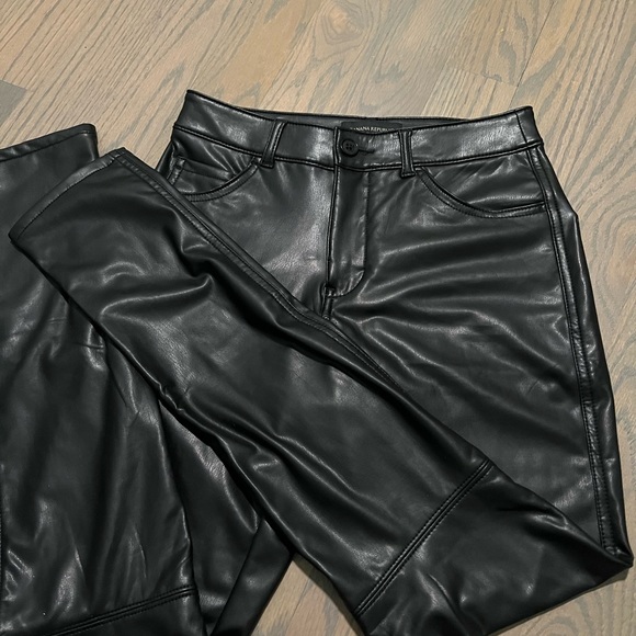 Free! With >3 items! NWT Banana republic size 24 vegan leather pants - Picture 8 of 9